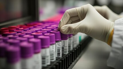 Trial participants are being monitored in a clinical setting, with doctors collecting demographic and symptom data for use in the study.