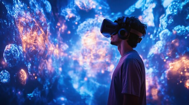 Using virtual reality (VR) technology to simulate 3D artworks, scientists and artists are designing them together.