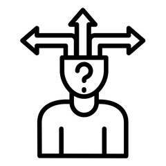 Decision Fatigue Icon