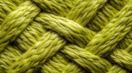 Olive Green Woven Rope Texture