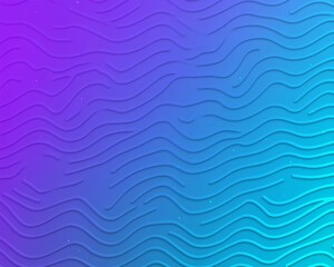 Obraz premium Radiant Abstract Composition with Neon Gradient Waves for Creative Backgrounds and Designs