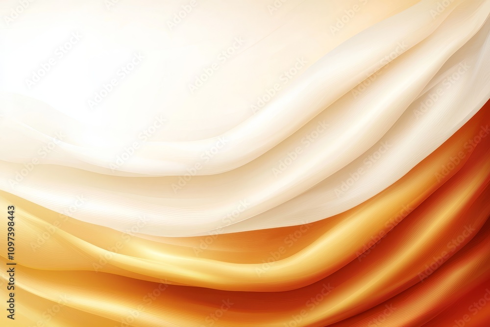 Aufkleber striking digital abstract composition with flowing textures in warm tones for creative projects