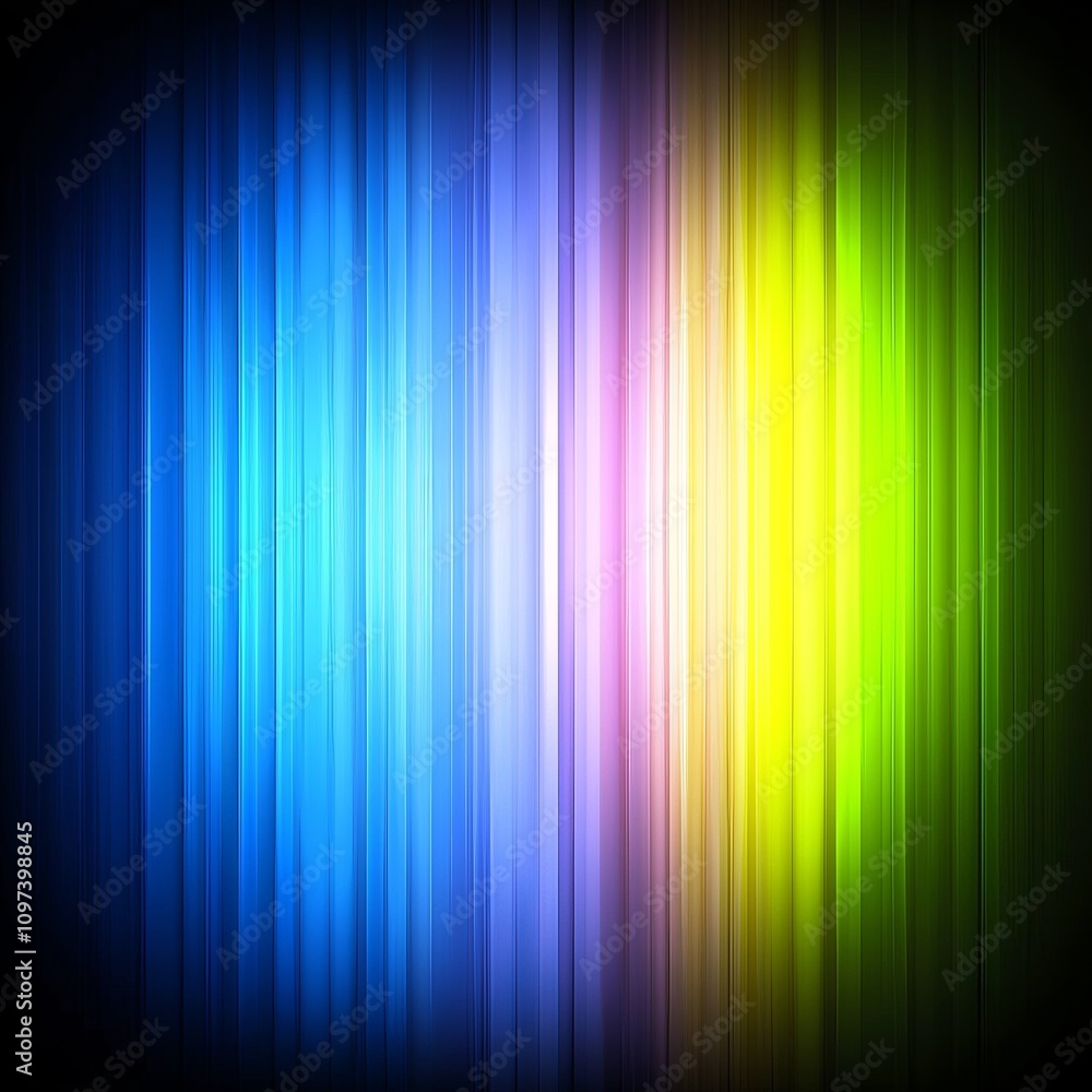Poster abstract digital gradient featuring a vibrant spectrum of colors with vertical lines and soft blendi