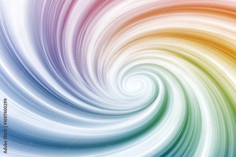 Aufkleber vibrant luminous abstract gradient art swirling in harmonious colors with fluid motion and soft tran