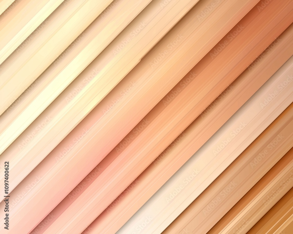 Aufkleber beautiful minimalist abstract gradient art with soft mute colors for modern design projects