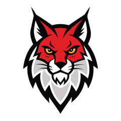 The Trail Blazer Lynx Mascot Logo features a dynamic lynx in motion, symbolizing energy and agility, with bold colors and sleek lines that embody the spirit of adventure and strength.