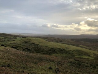 clouds over the mountains
