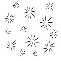 pattern flower spash vektor 