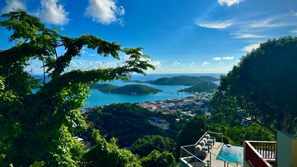 A picture of the Charlotte Amalie Harbor, St. Thomas, US Virgin Islands 