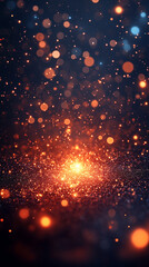 Fototapeta premium Abstract colourful bokeh glitter background