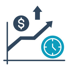 Yield Curve Icon