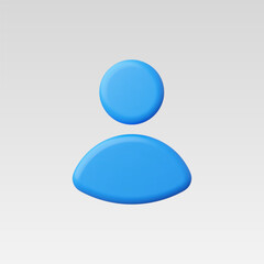 3d Realistic People Icon vector illustration