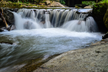 Little Creek in jungle at Doi Saket chiangmai Northern Thailand,South East Asia