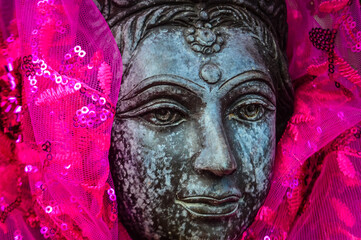 The Goddess Kali Face statue