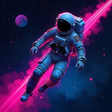 Astronaut in space