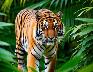 Obraz premium Majestic Tiger in Its Natural Habitat