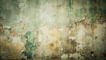 Obraz premium Aged Weathered Wall Texture with Peeling Paint and Distress