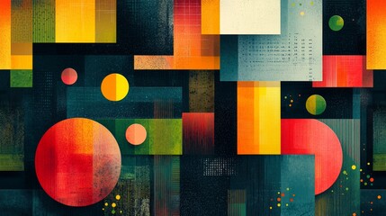 Geometric patterns inspired by microgreen shapes and colors, minimalist aesthetic, clean lines, modern art