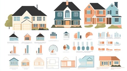 Real Estate Market Analysis: House Designs, Data Visualizations, and Floor Plans