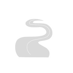winding road vector