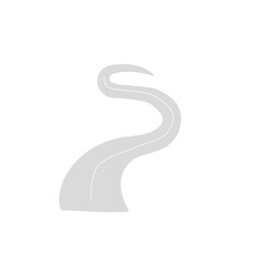 winding road vector