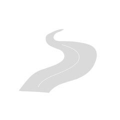 winding road vector