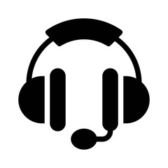 call center glyph icon