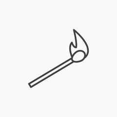 Matches icon isolated on white background