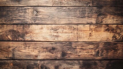 Dark brown rustic wooden planks background texture.
