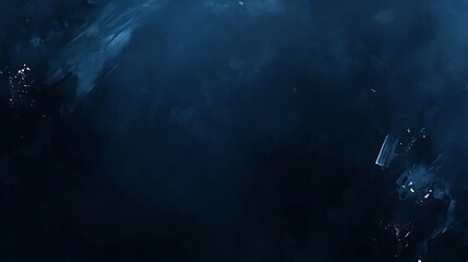 Deep Ocean Current: Abstract Digital Painting of Underwater Movement. AI Generated