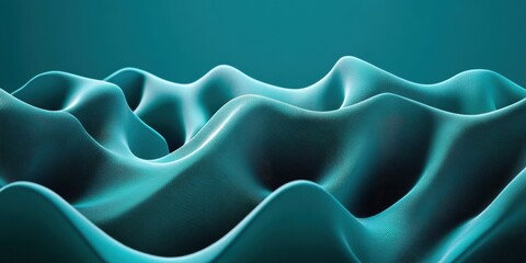 Obraz premium Pulse-like rhythm Light cyan A visualization of sound