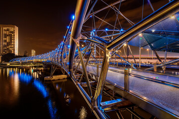bridge at night