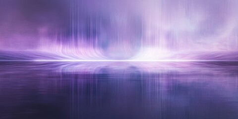Pulsing light waves Misty lilac A visualization of so