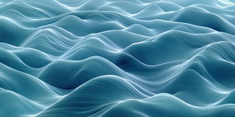 Serene sound waves Light cyan A visualization of soun