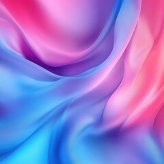 Fototapeta premium Abstract Pink and Blue Gradient Swirling Fabric Texture Background - High-Resolution Digital Illustration