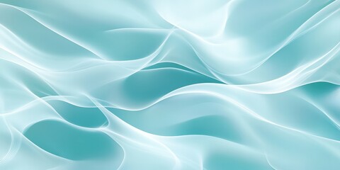 Fototapeta premium sound patterns Faint turquoise A visualizati
