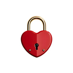 heart shaped padlock