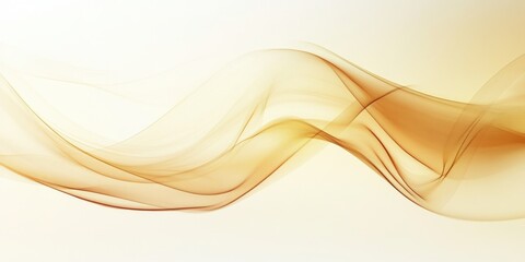 Obraz premium frequencies Gentle golden hues A visualizatio