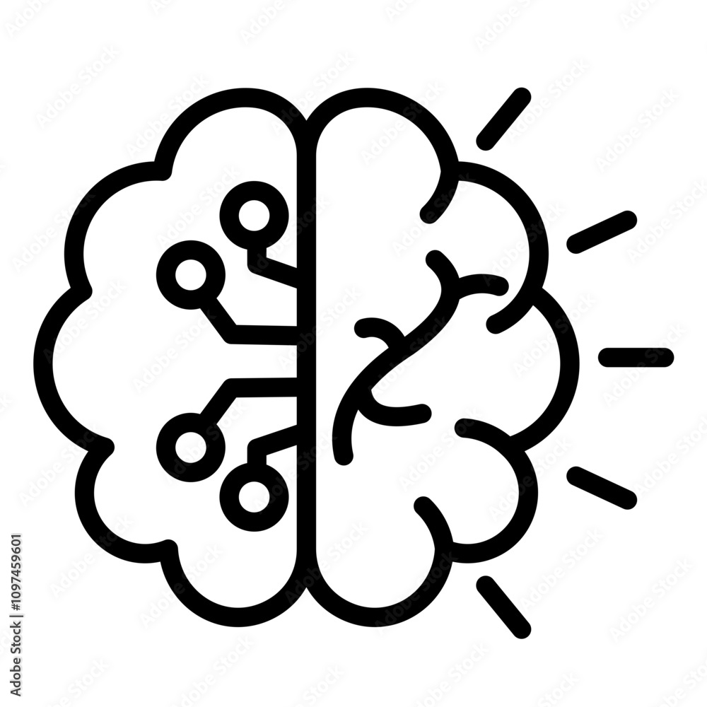 Sticker Brainstem Icon