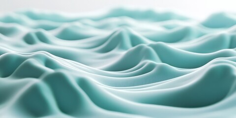 Obraz premium beats Light mint A visualization of sound wav