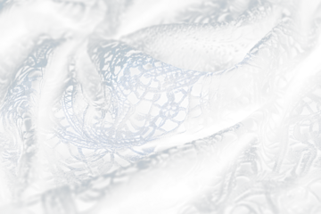 Close-up of dark, elegant lace fabric with intricate patterns.