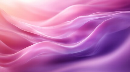 Obraz premium Abstract Pink and Purple Wave Background Elegant Swirling Gradient Texture for Design Projects