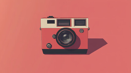 Fototapeta premium Photo polaroid icon for instant photography and retro style. Retro Polaroid Memories. Illustration