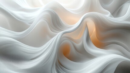 Obraz premium Serene abstract waves: a play of light