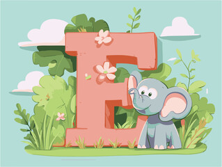 ABC Learning Fun: Alphabet Flashcards & Tracing Activities with Illustrations