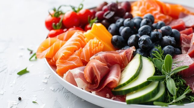 Crafting a colorful antipasto platter professional food styling techniques for a clean and inviting presentation