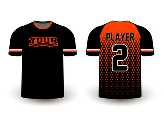All sports player jersey design with an elegant edgy and wild look. Sports gear template mockup perfect fit for all sports. The designs that go on casual wear, shirts, fashion apparel, and all kind 