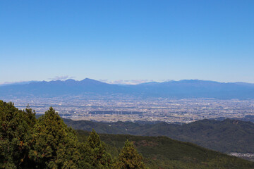 皇鈴山からの眺望（埼玉県東秩父村）