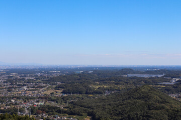 寄居町付近の街並み（埼玉県寄居町）