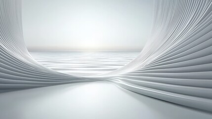 Naklejka premium Abstract White Architecture